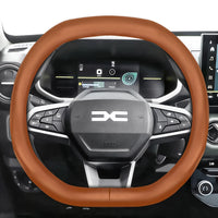 Housse de Volant en Cuir Respirant Ultra-Mince Dacia Sandero Stepway Duster Jogger Bigster Spring Logan