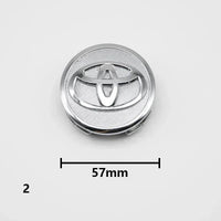 Cache-Moyeux Toyota Corolla Camry Yaris RAV4 57mm 62mm — détail du support