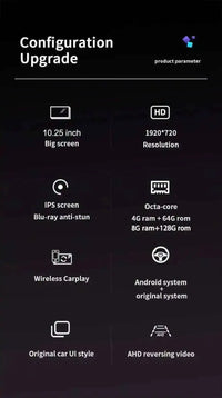 Autoradio Android 14 Écran 10,25 Pouces Lexus IS RC 200 250 200t 300h 2013-2020 CarPlay DSP