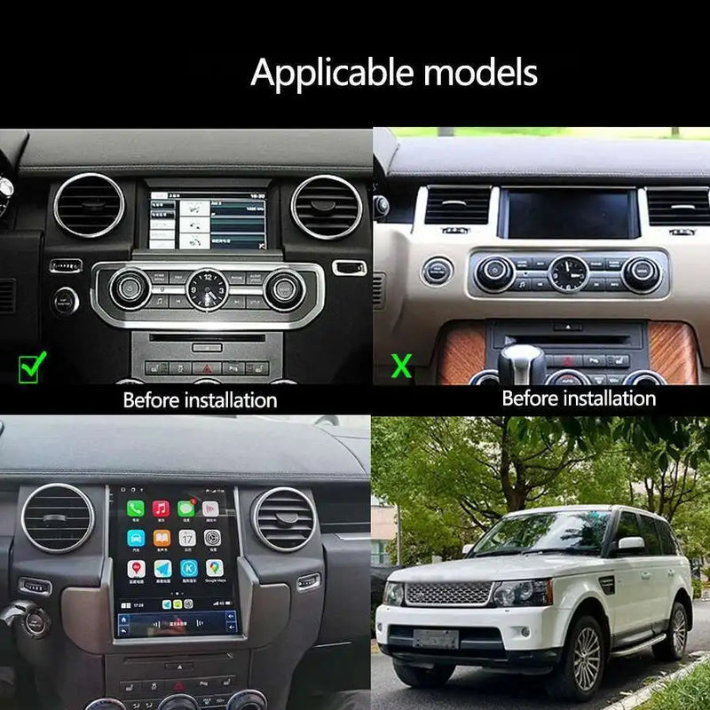 Autoradio Android 14 Land Rover Discovery 4 LR4 2009-2016 Navigation GPS avec Écran de Climatisation