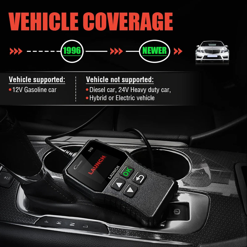 OBD2-Codeleser Launch Creader CR319 Motorkontrollleuchte
