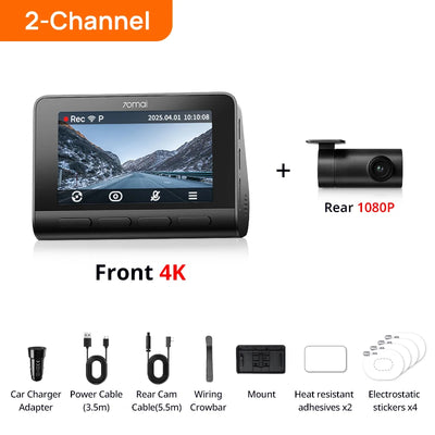 Dashcam 70mai A810S 4K Wi-Fi 6 GPS ADAS
