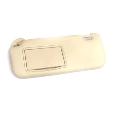 Pare-Soleil Voiture Beige ou Gris avec Miroir de Courtoisie