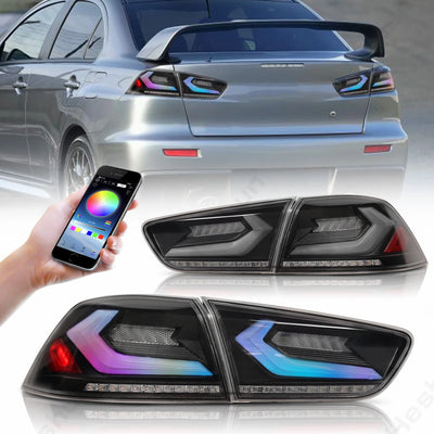 Feux Arrière LED Mitsubishi Lancer EVO X Look Sport