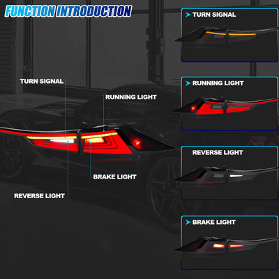 Feux Arrière LED Lexus IS 2014-2020 Clignotants Séquentiels