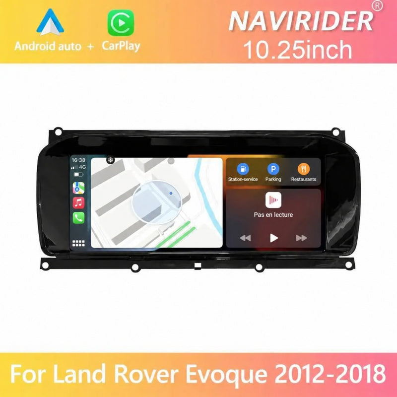 Autoradio Android 15 Land Rover Evoque L538 2012-2018 Écran QLED 10,25 Pouces CarPlay GPS