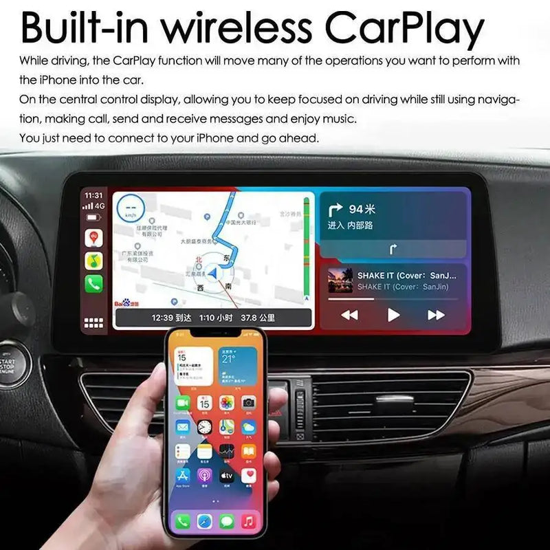 Autoradio Android Écran 12,3 Pouces Toyota RAV4 2018-2025 CarPlay Sans Fil Android Auto 4G
