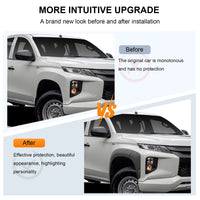 Élargisseurs d'Ailes Mitsubishi L200 Triton 2019-2023 Double Cabine Kit 4 Pièces