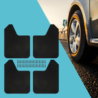 Garde-Boue Universels Voiture SUV Pick-Up Noir 4 Pièces