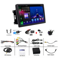 Autoradio Android 10 Pouces Jeep Wrangler JK 2007-2016 CarPlay et Android Auto Sans Fil GPS