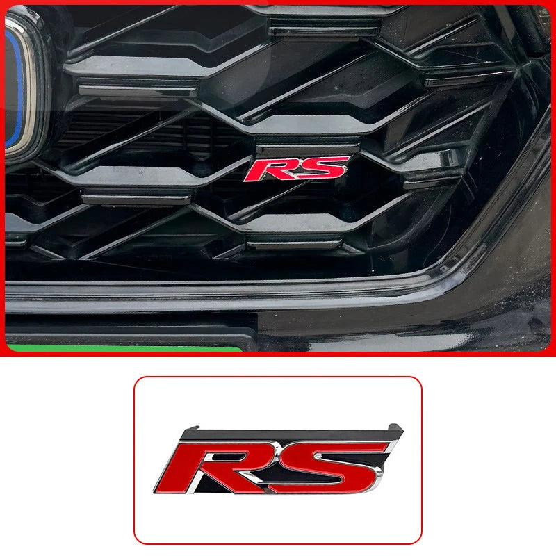 Emblème Calandre RS Honda CR-V 2023-2026 Badge Noir ou Rouge