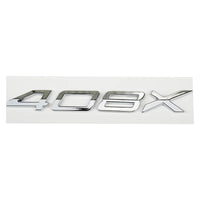 Logo Peugeot 208, 308, 408, 408X, 508 et 508L en ABS 3D, Emblème Lettres de Coffre Noir Brillant, Argent ou Gris