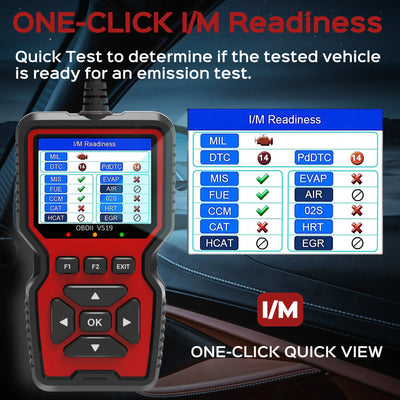 Valise Diagnostic OBD2 Lecteur de Codes Flux Direct