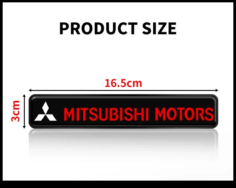 Emblème de Calandre Mitsubishi Motors Lumineux LED Logo Rouge pour ASX Lancer Pajero Outlander L200 Eclipse Delica