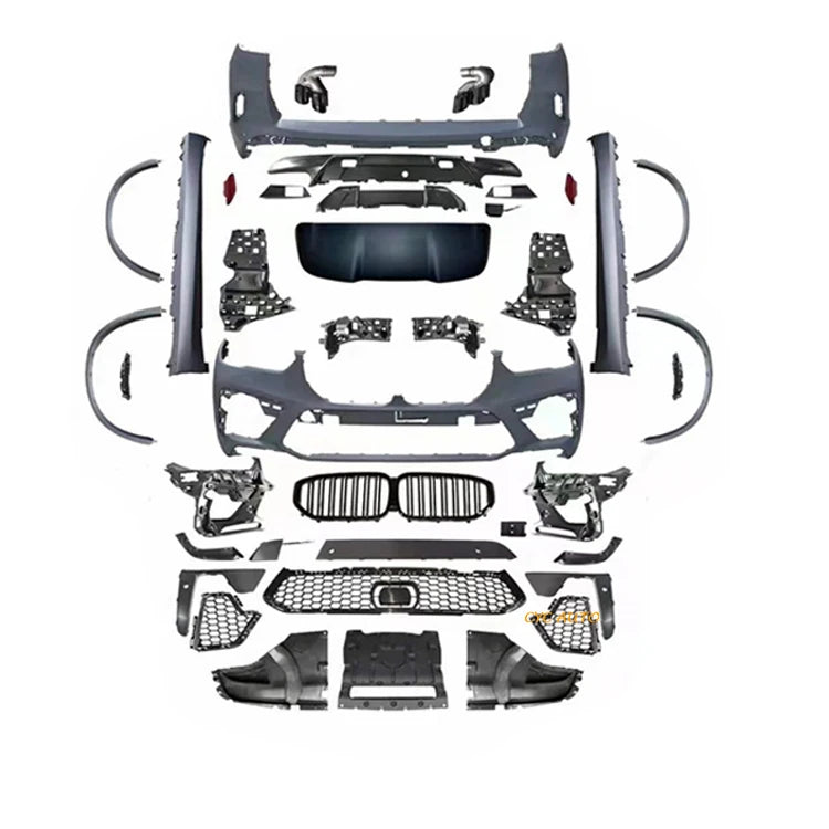 Kit Carrosserie Complet Facelift BMW X5 G05 LCI et X5 M F95 : Pare-Chocs, Jupes Latérales, Diffuseur