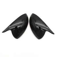 Coques de Rétroviseur Dacia Sandero III, Stepway et Jogger depuis 2021, Style Bec Aspect Carbone ou Noir Brillant