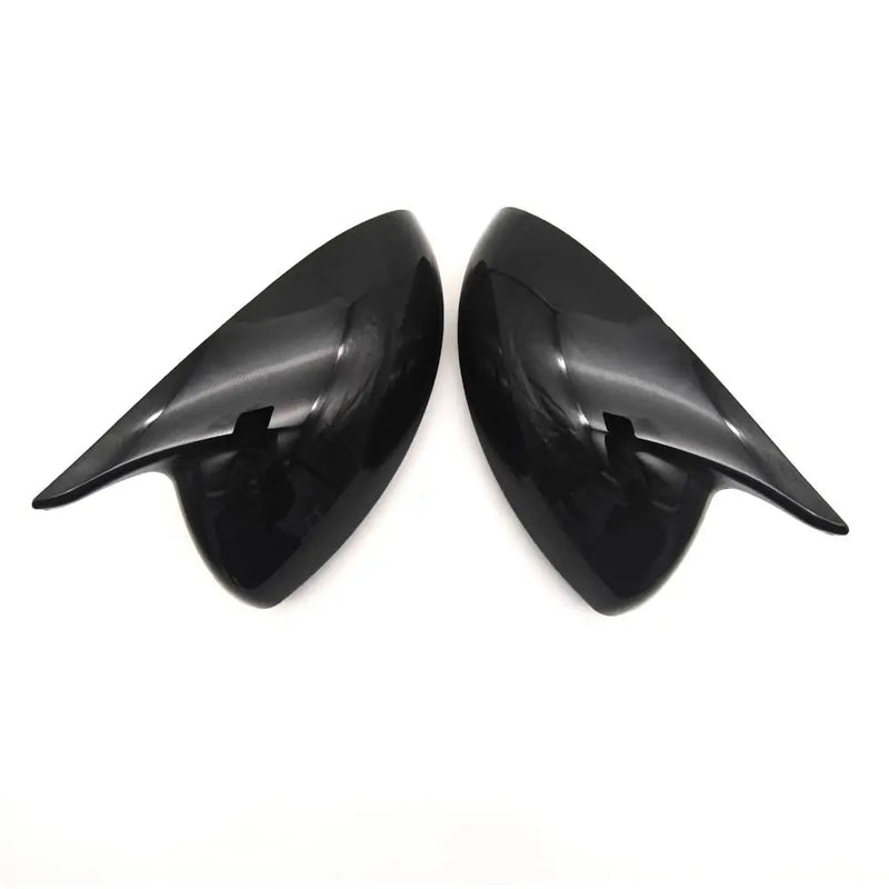 Coques de Rétroviseur Dacia Sandero III, Stepway et Jogger depuis 2021, Style Bec Aspect Carbone ou Noir Brillant