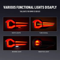 Feux Arrière LED BMW X3 G01 — détail de finition