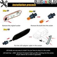 Clignotants Latéraux LED Dynamiques Mini Cooper R60 Countryman R61 Paceman 2011-2016 Union Jack Ambre