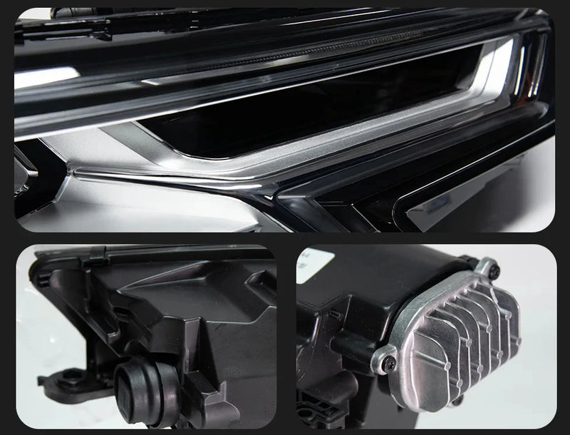 Phares LED Audi A4 B9 2017-2020 A4L Paire Avant Feux de Jour Clignotants