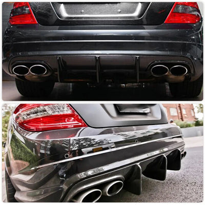 Lame Pare-Choc Mercedes W204 C63 AMG Carbone Diffuseur