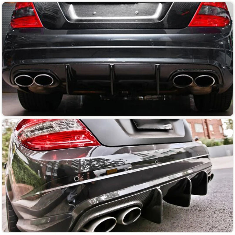 Lame Pare-Choc Mercedes W204 C63 AMG Carbone Diffuseur