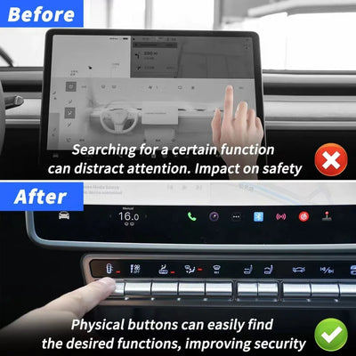 Bouton de Console Centrale Tesla Model 3 Y Highland
