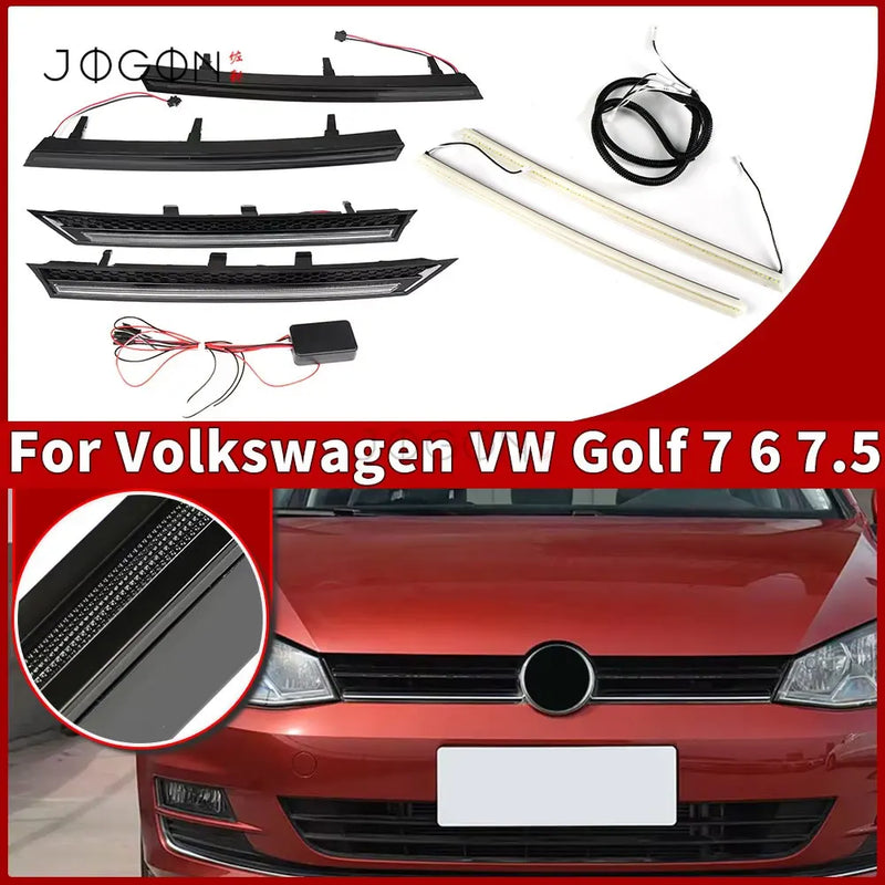 Feux de Jour DRL LED Volkswagen Golf 7 7.5 et Golf 6 GTI Grille Avant