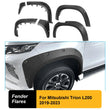 Élargisseurs d'Ailes Mitsubishi L200 Triton 2019-2023 Double Cabine Kit 4 Pièces