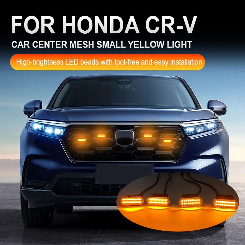 Feux de Calandre LED Honda CR-V 4 à 6 Feux Ambre Blanc ou RGB