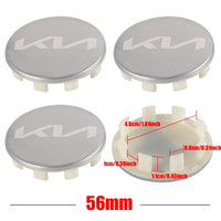 Hub Caps Kia Sportage Rio Ceed 56mm 65mm — side view