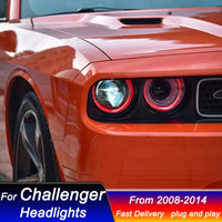 Phares LED Dodge Challenger 2008-2014 Kit Complet Feux de Jour Dynamiques Clignotants