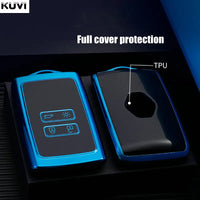 Étui de Protection Clé Renault TPU Koleos Kadjar Clio Captur Mégane Talisman Espace Zoé Scénic 4 Arkana Sandero