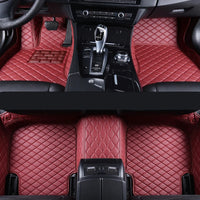 Tapis de Sol Renault Clio 4 2013-2018 Cuir Surpiqué Sur Mesure Jeu Complet Avant et Arrière