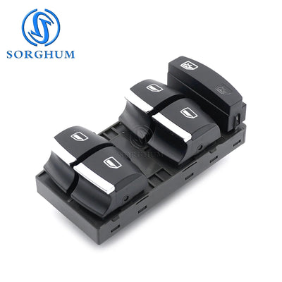 Bouton Lève-Vitre Chromé Audi A6 C6 RS6 Q7 4F0959851H