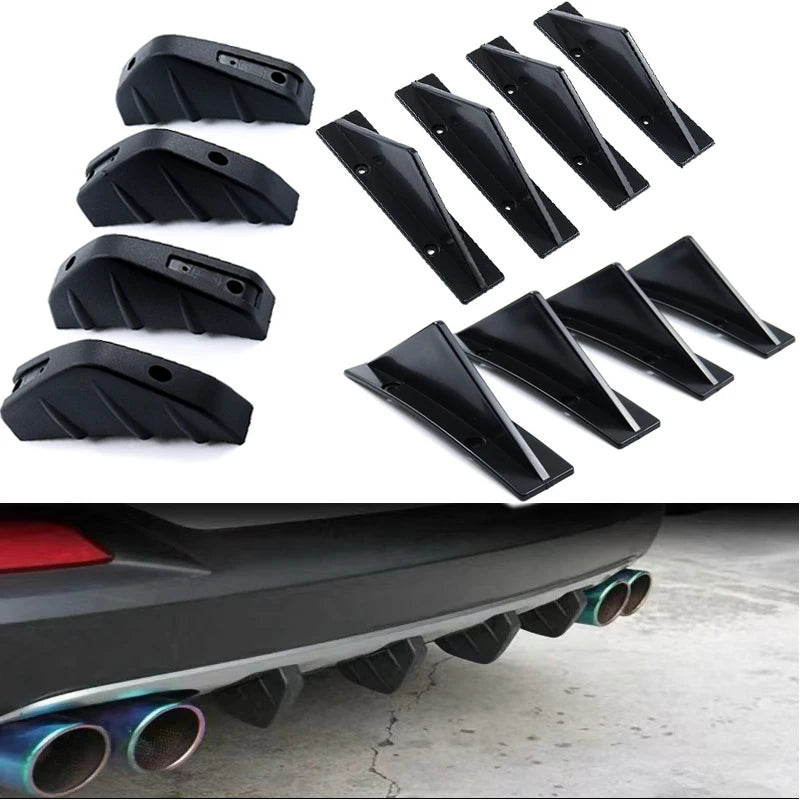 Becquet Diffuseur Arrière Universel Voiture (Lot de 4)