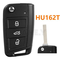 Coque de Clé Volkswagen Golf 7 Polo Tiguan Touran Seat Skoda MQB 3 Touches HU66 ou HU162T
