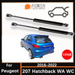 Vérins de Hayon Peugeot 207 WA WC 2006-2013 Paire