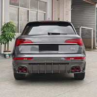 Kit Carrosserie Carbone Style YCK Audi Q5 SQ5 2021-2023 : Lèvre de Pare-Chocs, Diffuseur Arrière et Embouts d'Échappement
