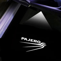 Projecteur de Porte LED Mitsubishi Pajero V80 V87 V93 V97 2007-2018 Lumière de Bienvenue 2 Pièces