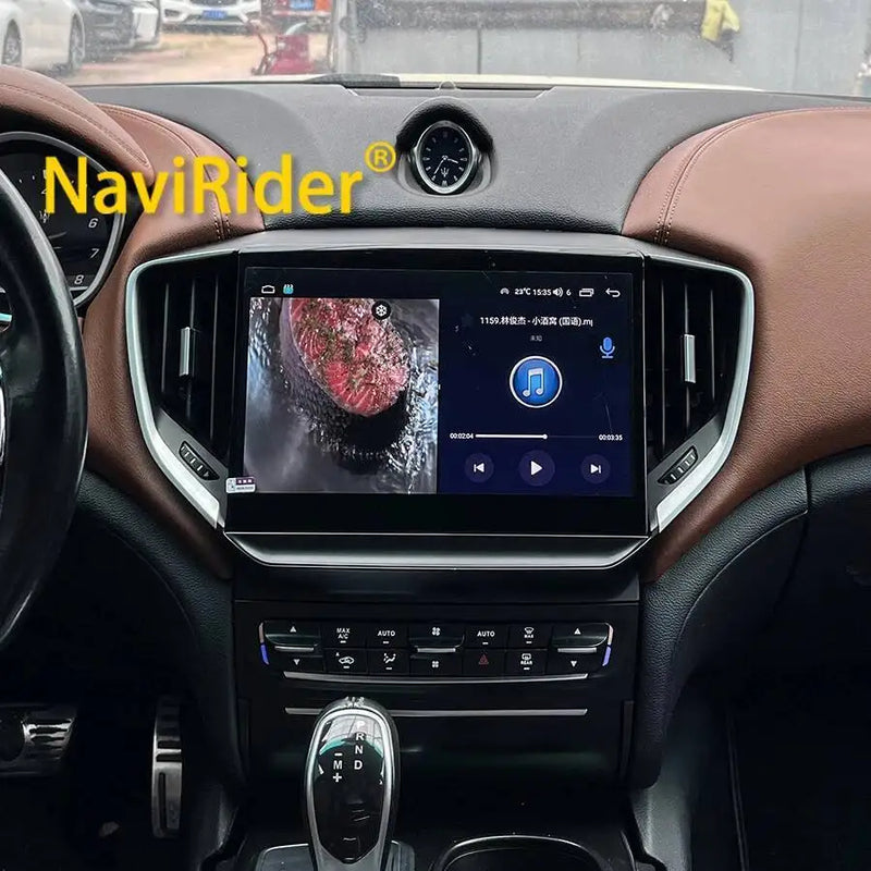 Autoradio Android Maserati Ghibli 2014-2020 Écran QLED 10 pouces CarPlay 4G Version Best GPS