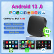 Boîtier CarPlay Android Auto Sans Fil AI Box Android 13 Bluetooth 5.0 GPS