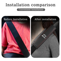 Coussin de Ceinture de Sécurité Cuir MINI Cooper JCW — gros plan