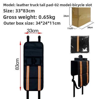 Porte-Vélos de Coffre Rembourré Universel 5 Vélos