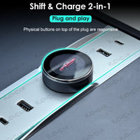 Bouton de Changement de Vitesse LCD Tesla Model 3 Highland — détail de finition
