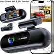 Dashcam 4 Canaux 4K WiFi Avant Arrière Intérieur