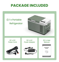 Réfrigérateur de Voiture Alpicool RT20 19 L Mini Congélateur Portable à Compresseur 12/24 V