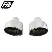 Embouts d'Échappement Ovale Inox 304 Audi A4 A5 A6 Entrée 63 mm