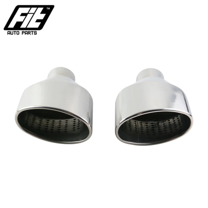 Embouts d'Échappement Ovale Inox 304 Audi A4 A5 A6 Entrée 63 mm