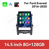 Autoradio Android 14 Ford Ranger Everest 2015-2021 Écran Vertical 12,1 pouces CarPlay GPS